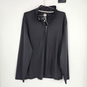 Flag & Anthem Men's XL Black Madeflex Quarter Zip Long Sleeve Jacket NWT